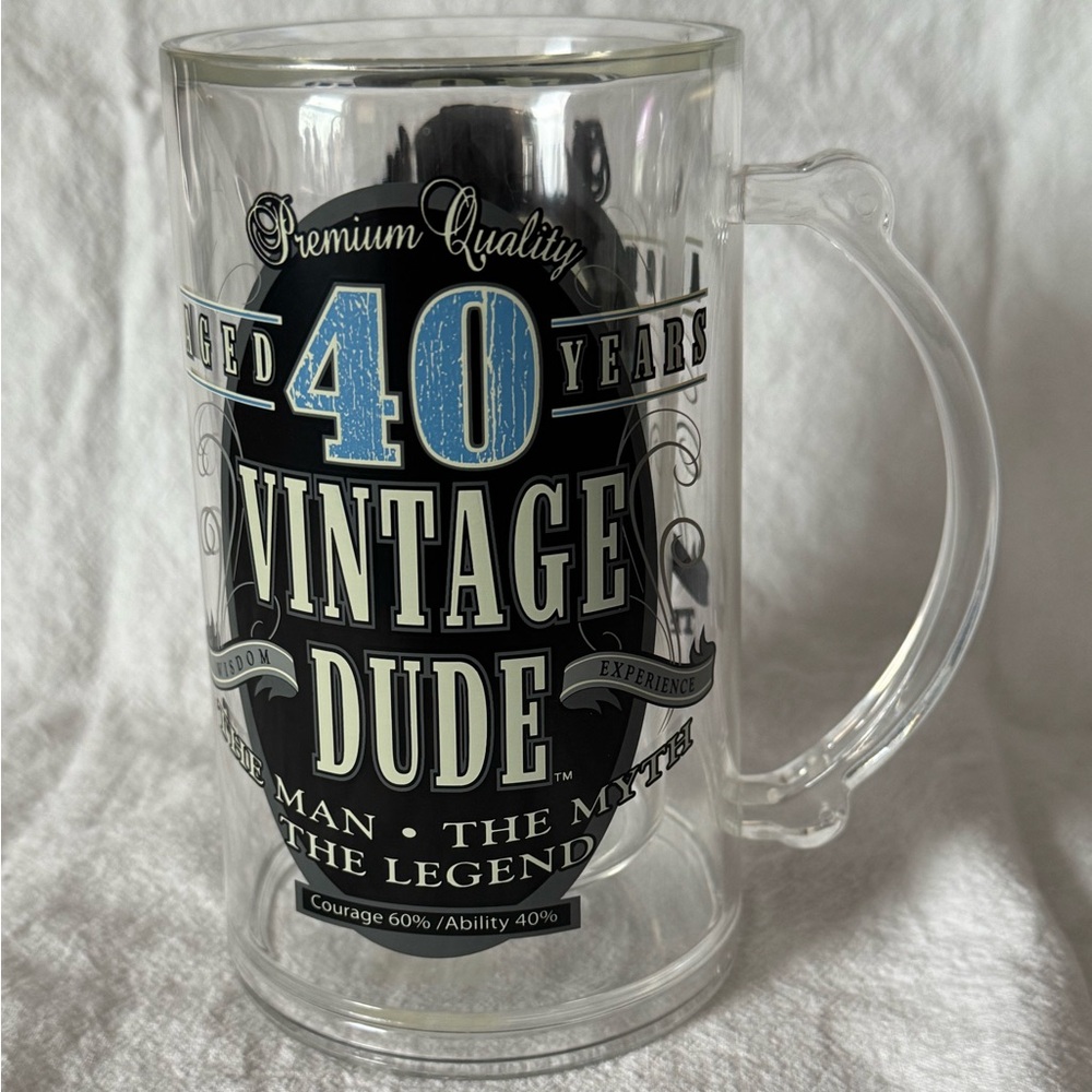 Vintage Dude 40th Birthday Mug